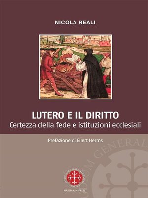 cover image of Lutero e il diritto